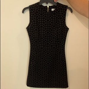 Calvin Klein Black Bodycon Dress Size 2